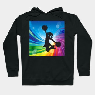 Cheer Rainbow Stars Hoodie